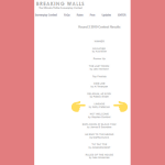 Breaking Walls Thriller Contest 2019