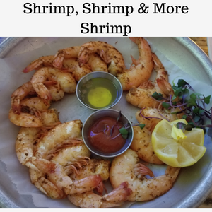 shrimp platter from Lobster Lady